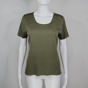 Deadstock Alfani Silk Knit Top Size Large